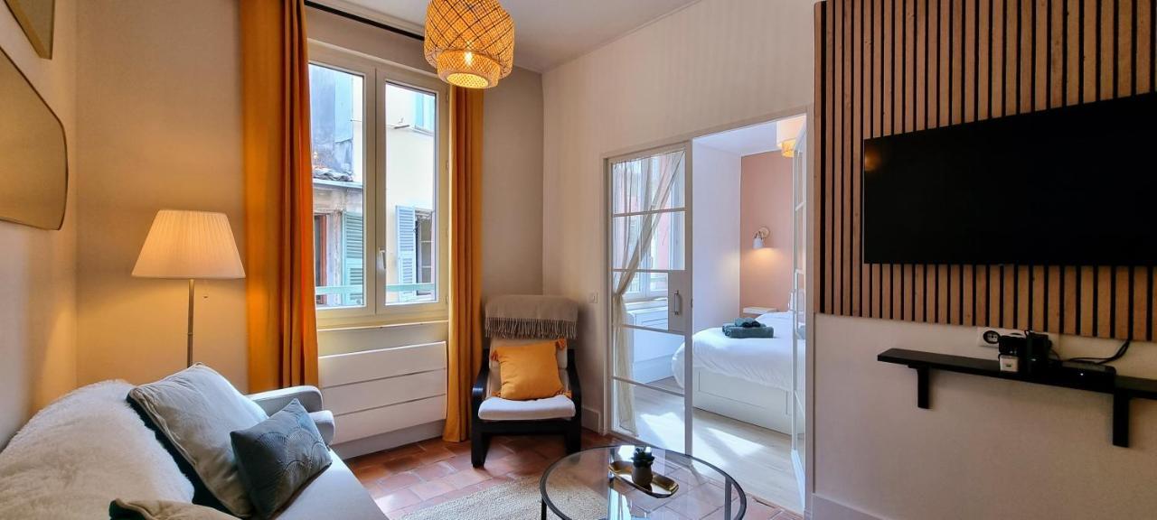 Charming Appartement In Vieux Nice Luaran gambar